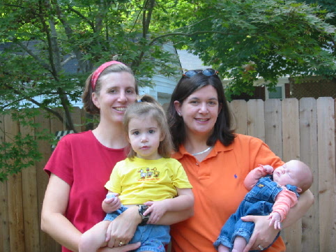 Aunt Jenny and Cousin Katie with Bethany and Janie